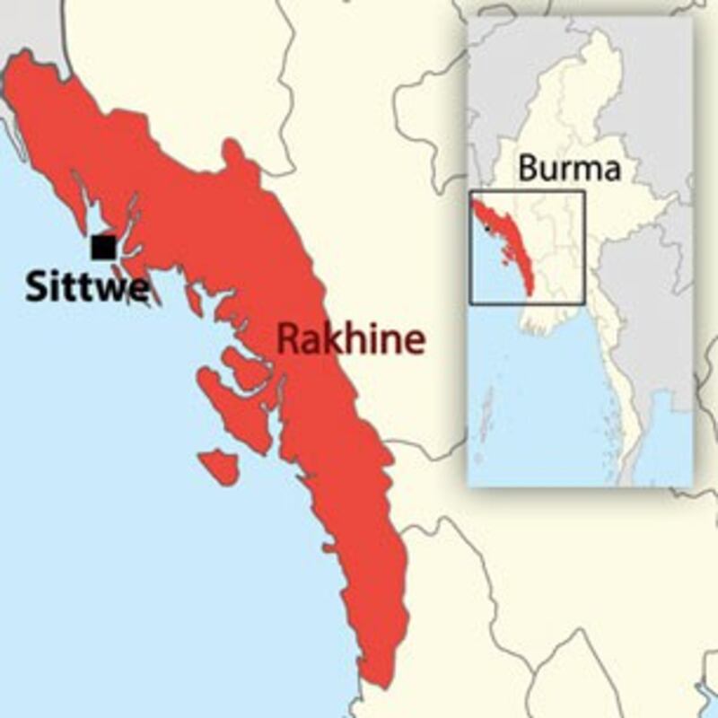 Sittwe, in western Burma's Rakhine state, remains a hotbed of ethnic tension following deadly clashes in June.