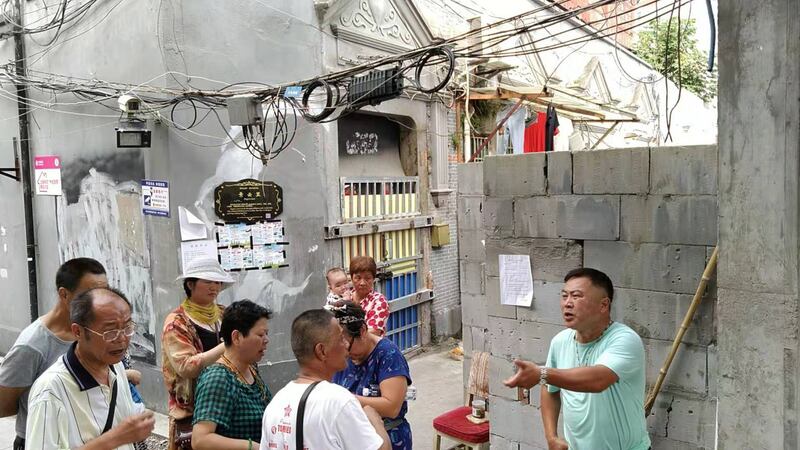 景云里,上海市虹口区大四川北路地带一条与多伦路相通的小弄堂,不起眼,沪上石库门建筑群中绝非高档次,但是,一度被誉为“上海第一里”。如今面临强拆。(访民提供)