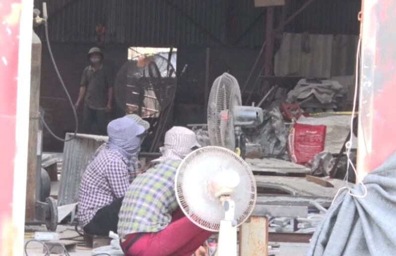 Công ty nhôm đúc Hoàng Anh ở xã Hải Vân, huyện Hải Hậu, tỉnh Nam Định.