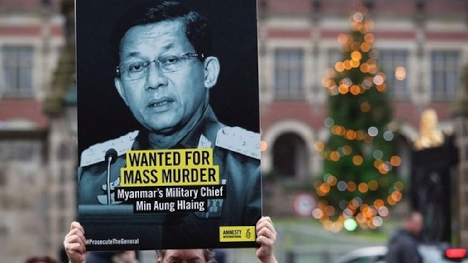 Argentina court calls for arrest warrant for Myanmar junta chief
