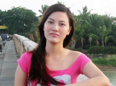 Blogger Huỳnh Thục Vy. Source fb Huỳnh Thục Vy.