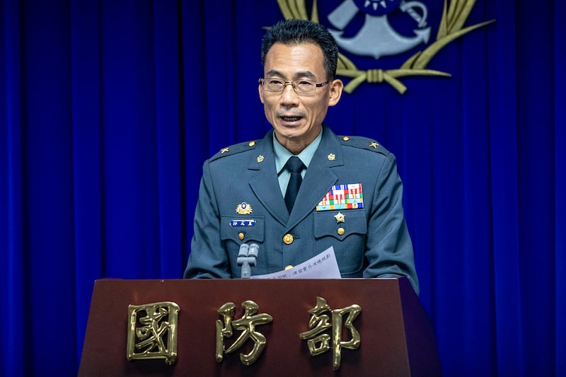 聯合作戰計畫處處長林文皇表示，軍方參考俄烏戰爭經驗並融入「漢光39號」演習項目中。（國防部提供）