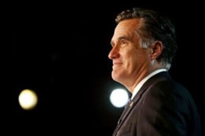Ông Mitt Romney...Cuộc tranh cử đã kết thúc. AFP
