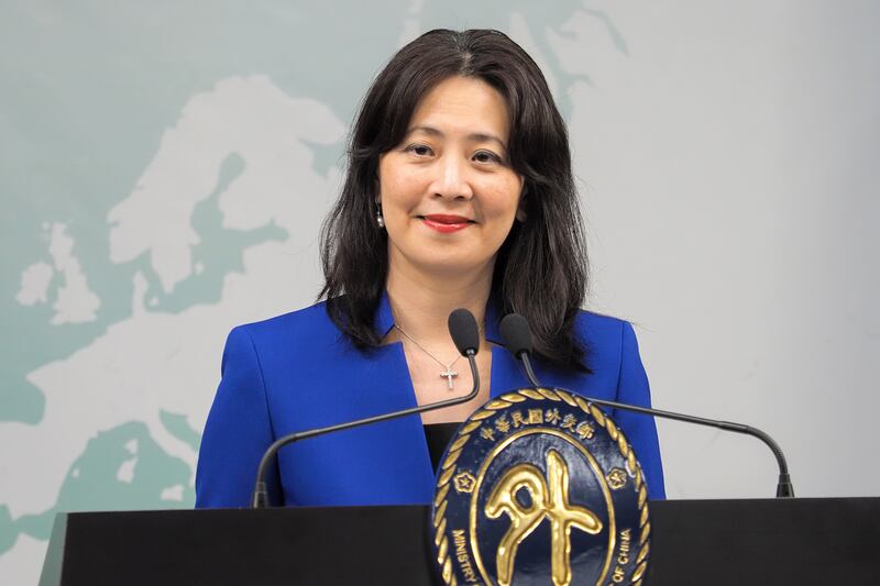 外交部發言人歐江安：蓬佩奧前國務卿是台灣長期堅定的友人。（鍾廣政 攝）