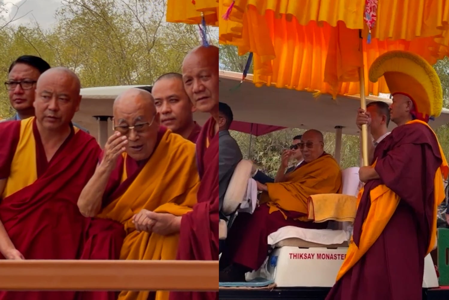 “༧གོང་ས་མཆོག་ནི་ལ་དྭཊ་གཅིག་པུ་མིན་པར་འཛམ་གླིང་ཡོངས་ལ་འོད་གསལ་བཞིན་རེད།”