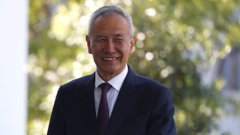 中国国务院副总理刘鹤（美联社）