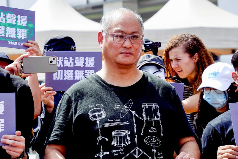 NGO工作者李明哲：香港已無特區政府，而是中國共產黨的香港委員會。（淳音 攝）