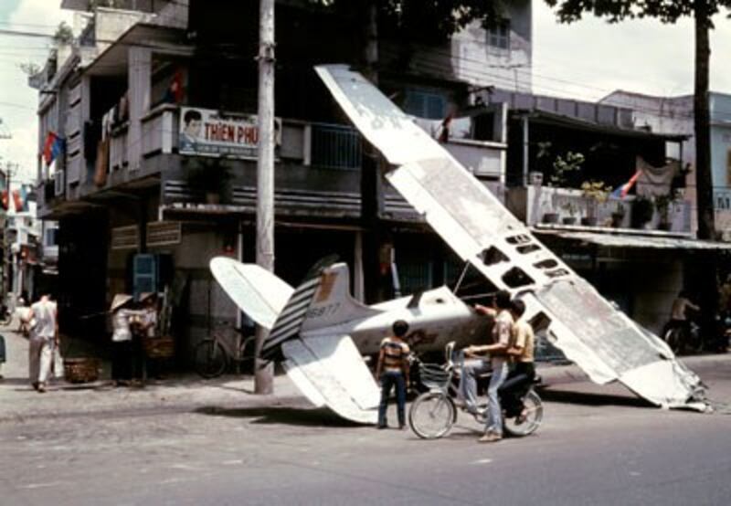 Ảnh chụp tại Sài Gòn ngày 13/05/1975. AFP PHOTO / PRESSENSBILD.