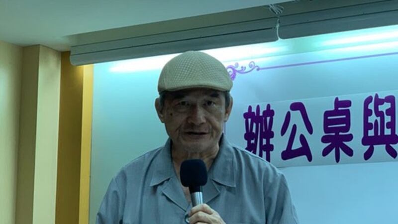 台湾国防部前部长蔡明宪呼吁蔡政府要加强与美日区域安全合作。(记者 黄春梅摄)