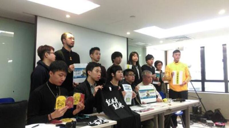 2015年1月30日，民陣於記者會上表示，不能確定市民參與周日遊行及集會後，是否有後續行動。（粵語部林靜攝）