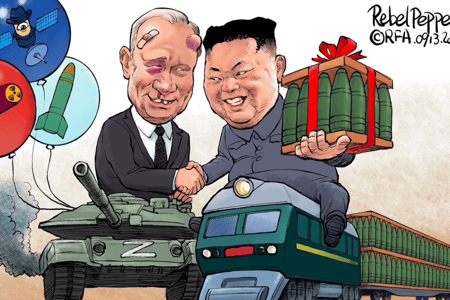 Cartoon by Rebel Pepper