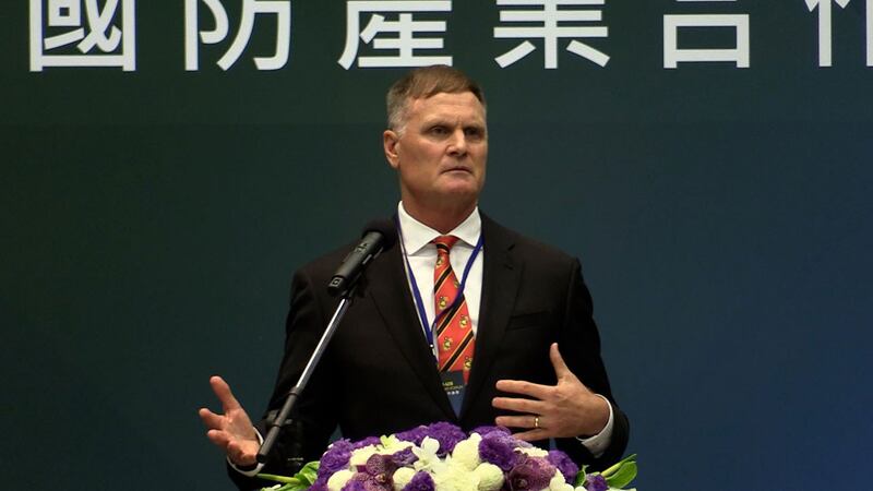 美国太平洋陆战队前指挥官鲁德尔(Steven R. Rudder)强调,亚太地区是目前最重要的区域。(记者 陈俊杰摄)