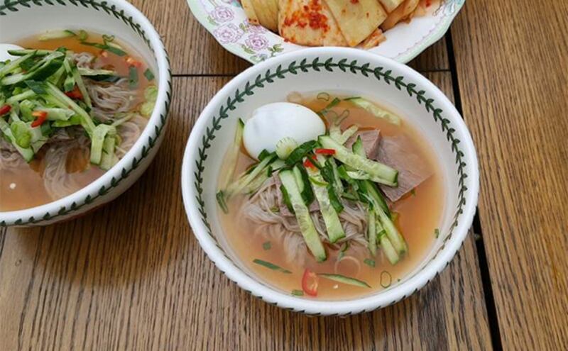 탈북민이 만든 냉면.