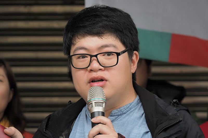 2019年12月30日，在台灣，自由台灣黨主席羅宜︰獨派希望《反滲透法》能成功立法，阻嚇中國代理人蠶食台灣民主。（鍾廣政 攝）