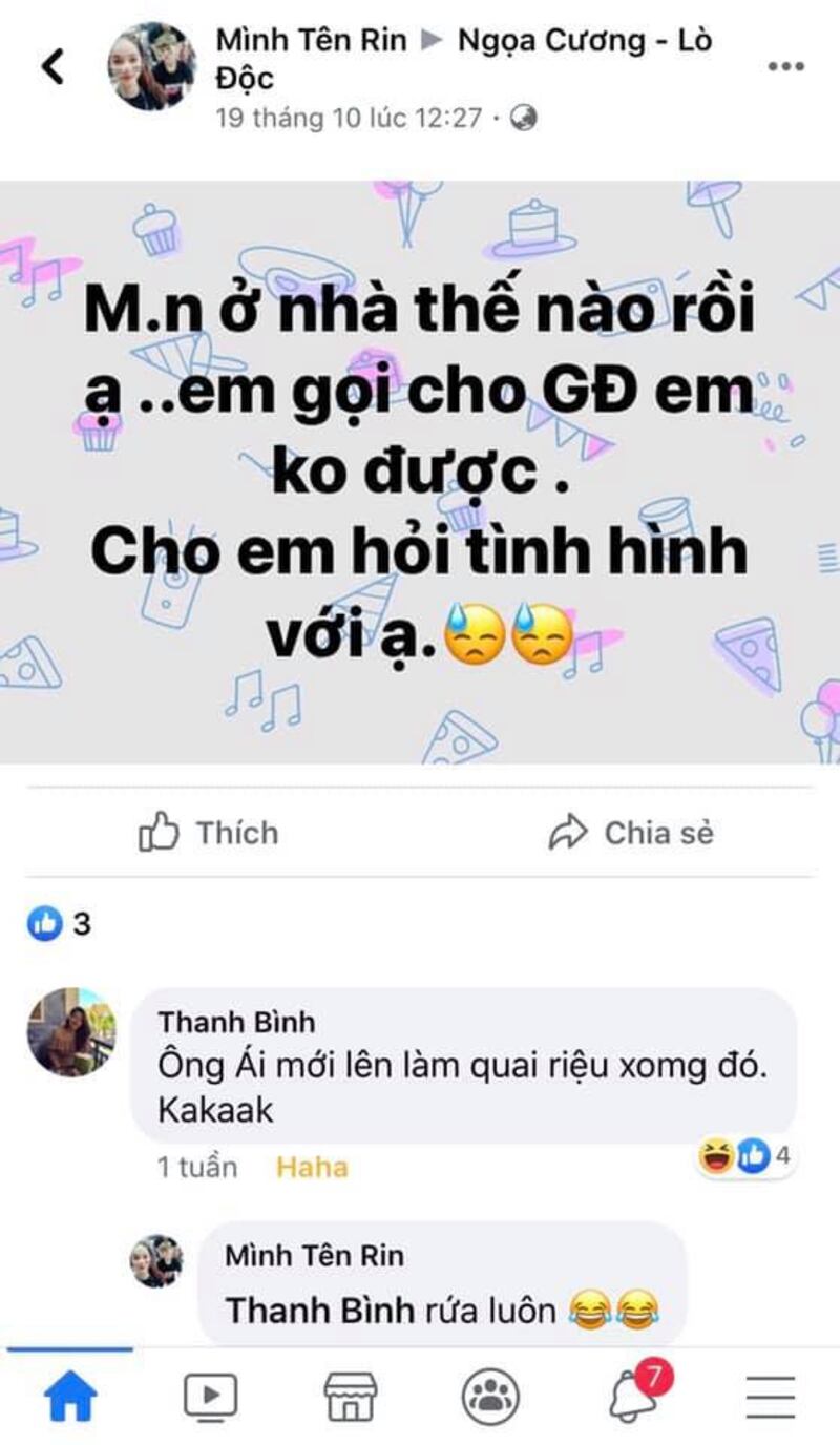 Hình minh hoạ. Người Ngoạ Cương kêu gọi giúp đỡ trên FB khi bị lụt