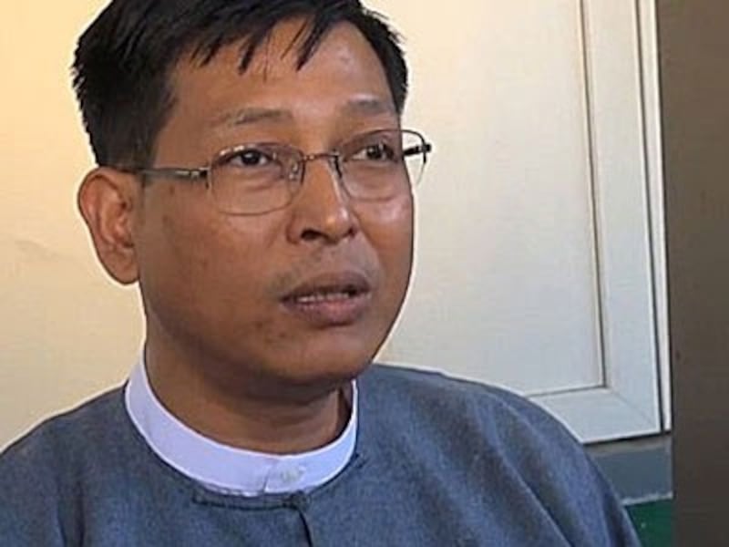 Myanmar government spokesman Zaw Htay in an undated photo.