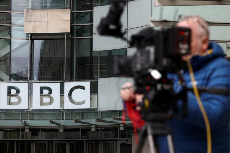 BBC在英國倫敦的總部。（路透社資料圖片）