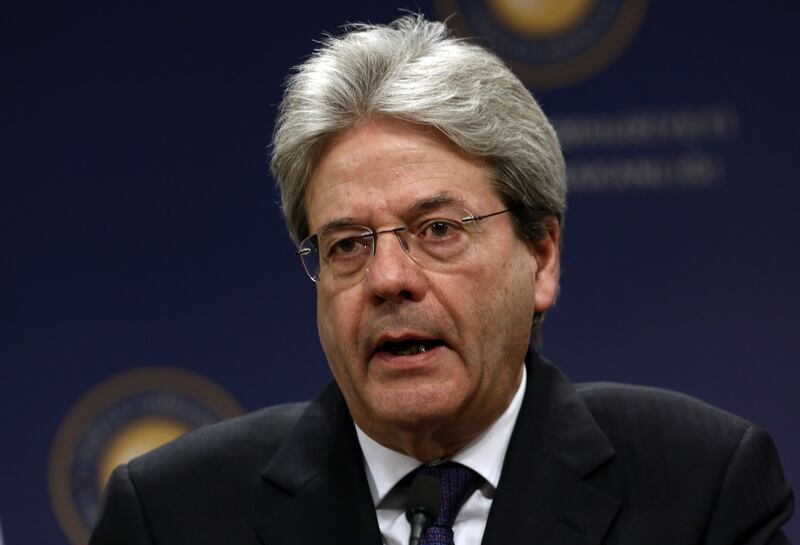 欧盟经济专员Paolo Gentiloni。(美联社)