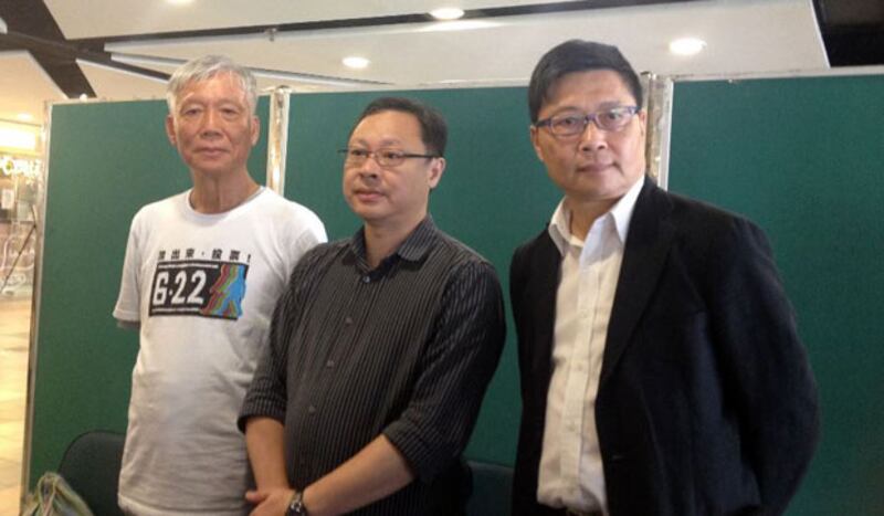 2014年6月18日，佔中發起人懷疑黑客攻擊者，是來自不想讓香港有真正普選的政治力量。（粵語組林靜攝）