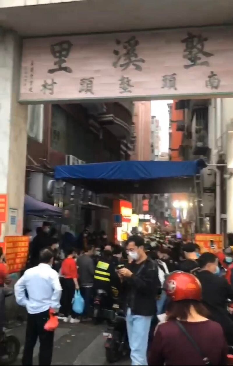 深圳南頭一城中村實施閉環管理。（網絡圖片）