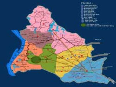 Bản đồ huyện Ba Vì - Hà Nội, nơi Việt Nam dự định xây dựng trung tâm hành chính quốc gia. Photo courtesy of dothi.net 