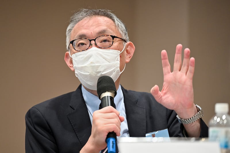 2021年9月27日,師範大學政治系教授范世平:朱立倫通過共產黨的考試,「朱習會」很可能登場。(鍾廣政攝)