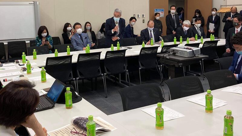 日本国会“支援南蒙古议会联盟”成立大会。（志愿者提供/记者乔龙）