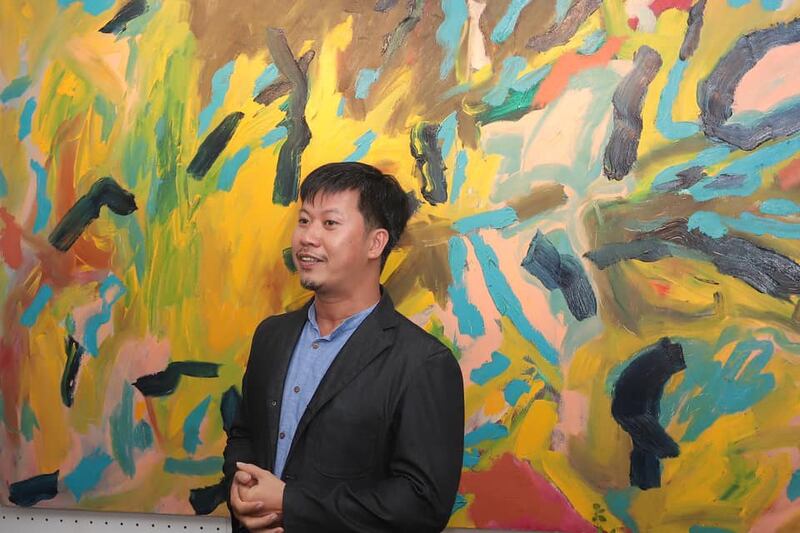 An undated photo of Vietnamese poet and painter Bui Chat. Alpha Art Station