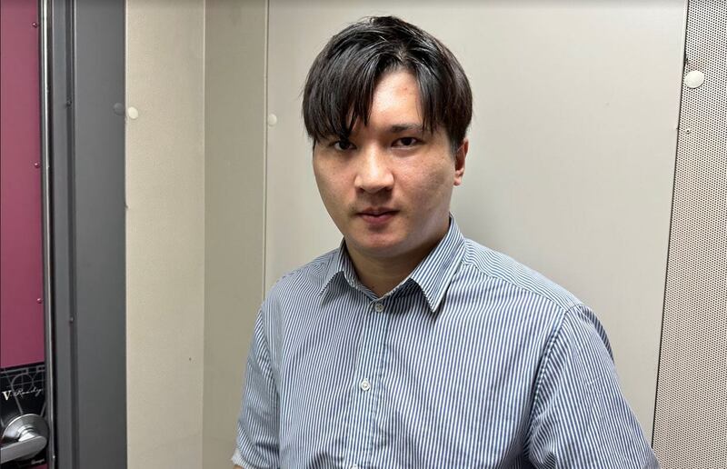 国防政策研究会研究员鲁斯滨。(记者夏小华摄)