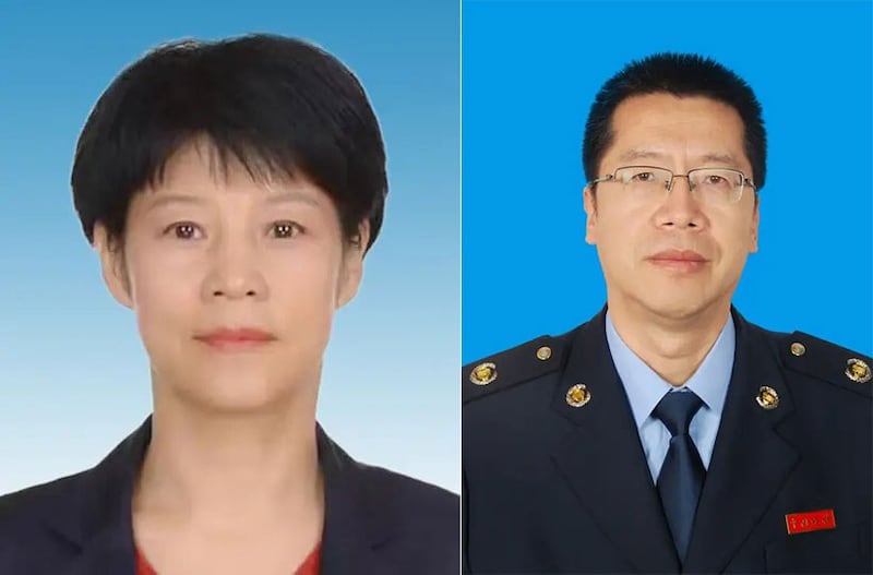 左：原甘肃省副省长赵金云；右：陕西省税务局局长包东红。（图片来源：百度百科）