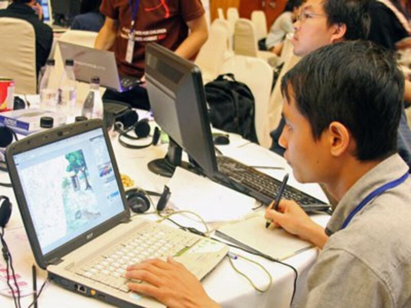 Laotians attend a training session on innovative communication for early childhood development organized by the Lao government and UNICEF in Vientiane, March 2012.