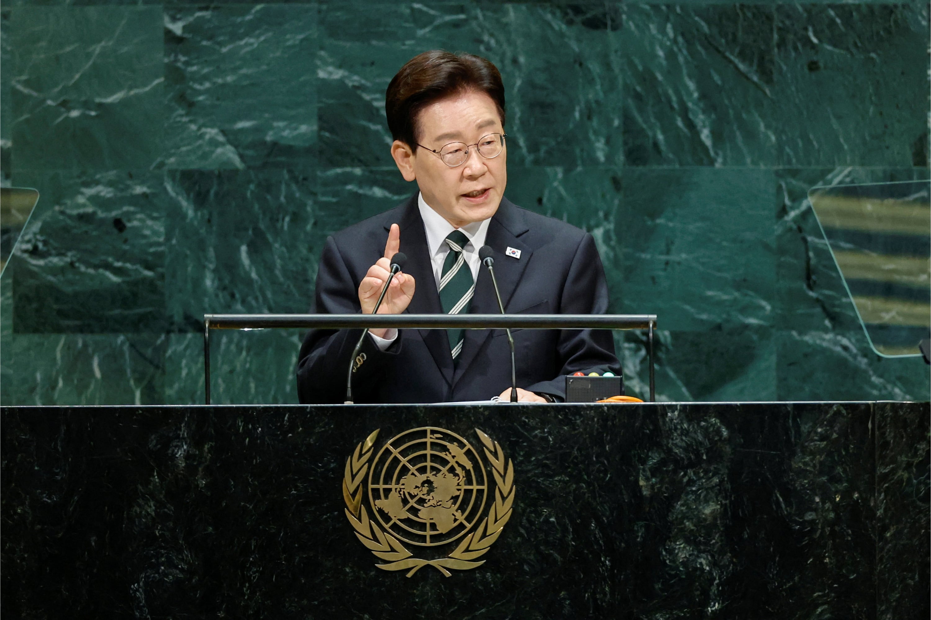 이 대통령, 유엔서 ‘3대 평화 공존’ 방향 제시