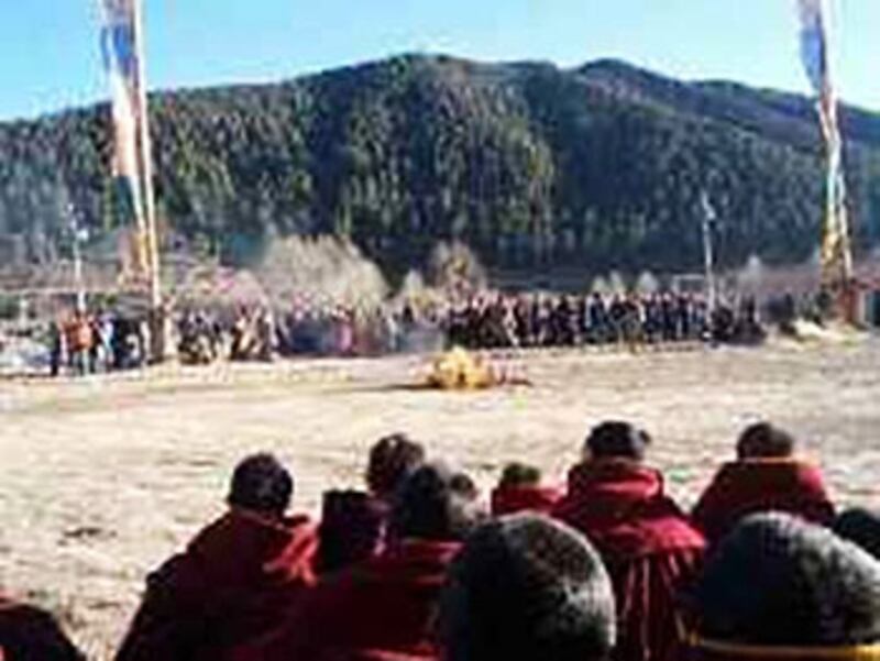 23歲藏民白瑪多杰，12月8日在甘肅碌曲縣西倉寺經堂外自焚身亡。（照片由維權人士提供）