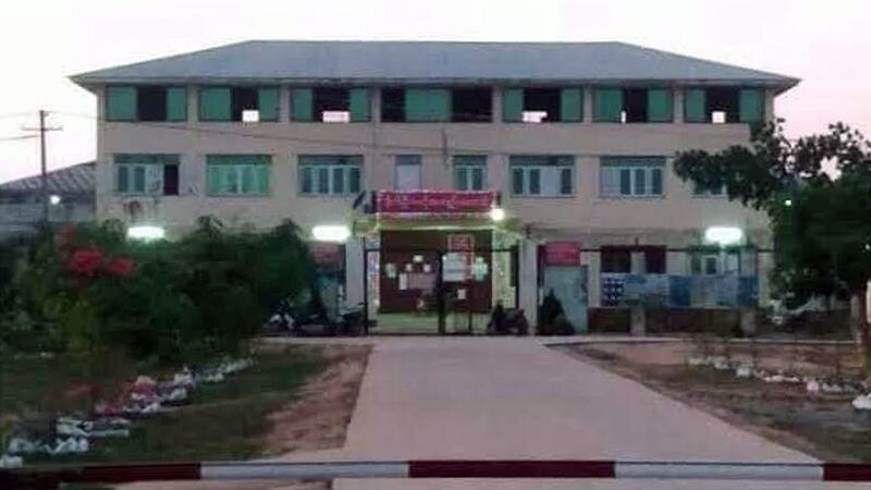 ပဲခူးတိုင်း၊ ဒိုက်ဦးဗဟိုအကျဉ်းထောင်ကို တွေ့ရစဉ်။ ( Photo : Citizen Journalist )