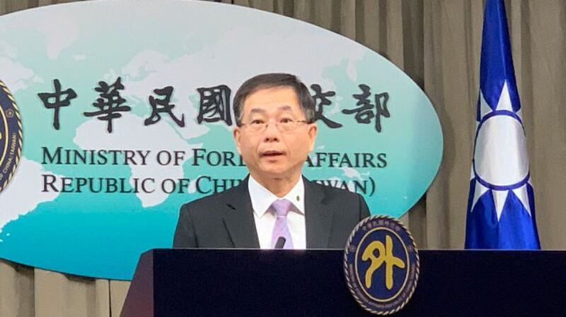 外交部亚东太平洋司司长葛葆萱透露台湾将再启动口罩援助计划。(记者 黄春梅摄)