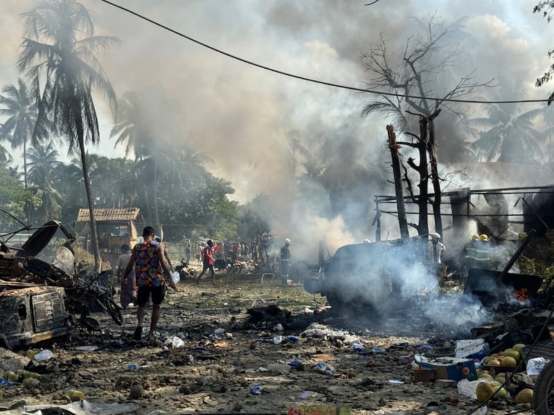 Myanmar junta airstrikes target civilians to coerce Arakan Army into peace talks