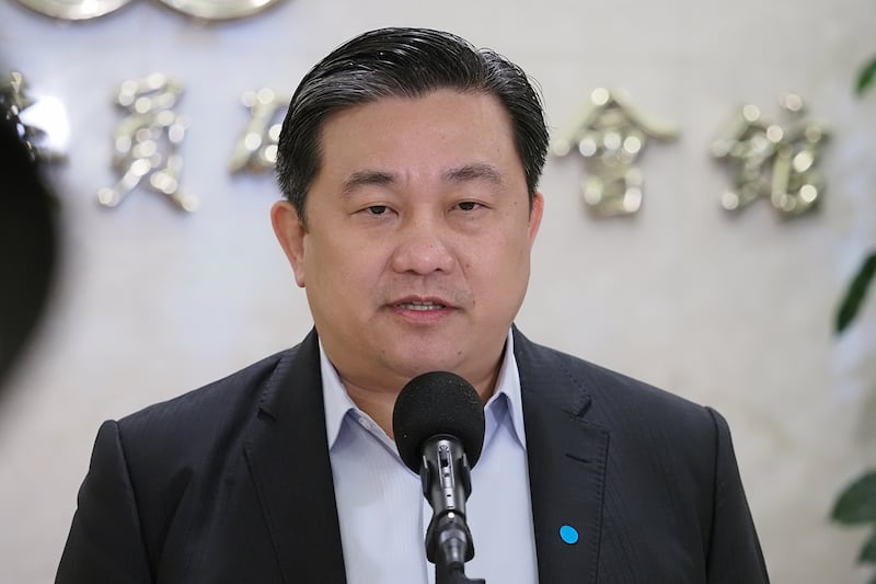 2022年1月24日，民進黨立委王定宇：美軍已重兵進駐印太區域，希望中國不要誤判情勢。（鍾廣政 攝）