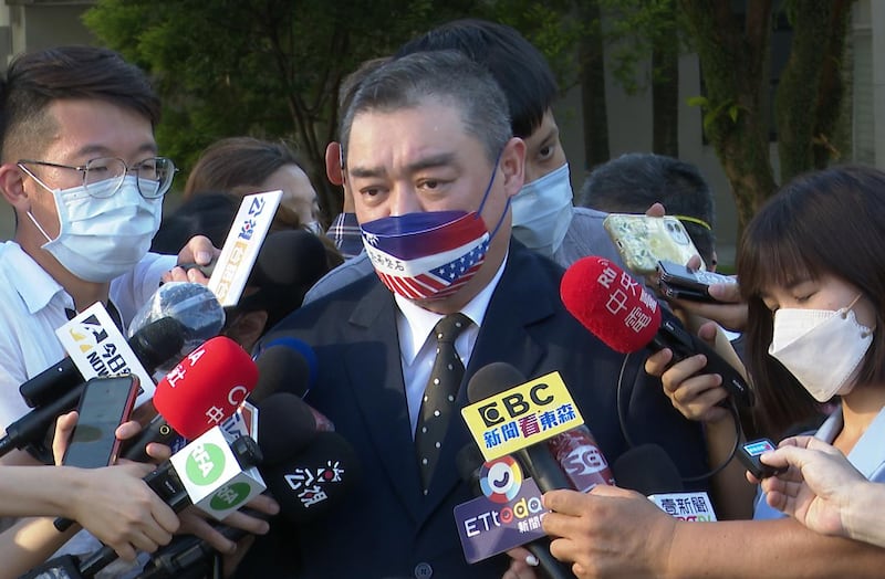 民運人士吾爾開希說台美的共同語言是自由，會冒死捍衛這份自由。（李宗翰 攝）