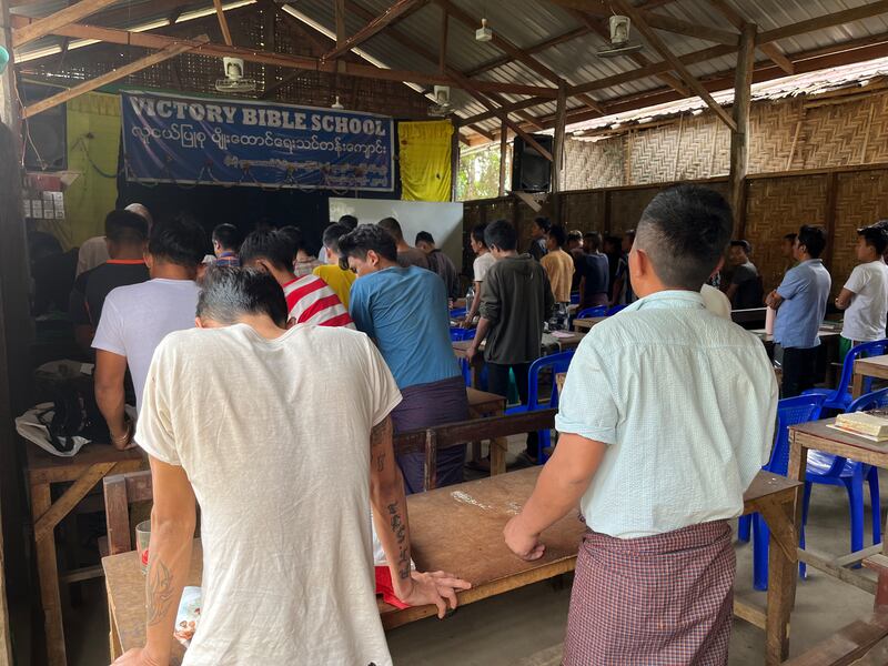 Victory ပြန်လည်ထူထောင်ရေး စင်တာတွင် မူးယစ်ဆေးဝါး လာရောက်ဖြတ်နေသူများကို ၂၀၂၃ ခုနှစ် မတ်လ ၂ ရက်နေ့က တွေ့ရစဉ်။ (Photo: RFA )