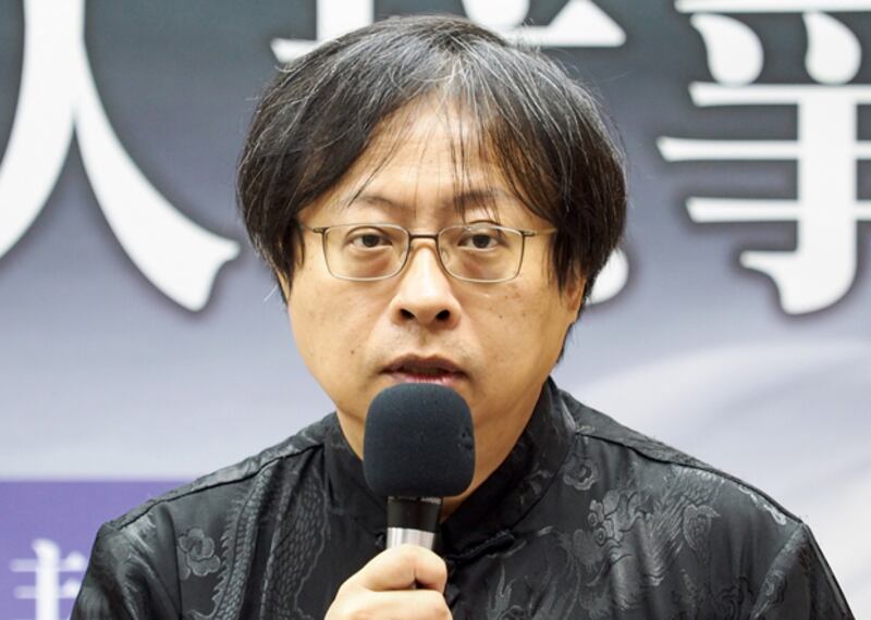 2020年6月3日，華人民主書院董事主席曾建元：三十一年前「六四」未能讓中國民主化，導致今天香港發生問題。（鍾廣政 攝） 