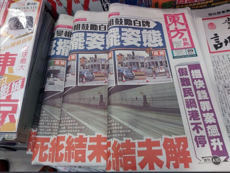 港府表明不会为打击“假新闻”立法。外界认为,这是港府权衡轻重后的决定。(记者高锋摄)