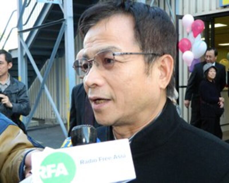 图片:国民党立委赖士葆重申钓鱼岛绝非日方所有。 (记者萧融拍摄)