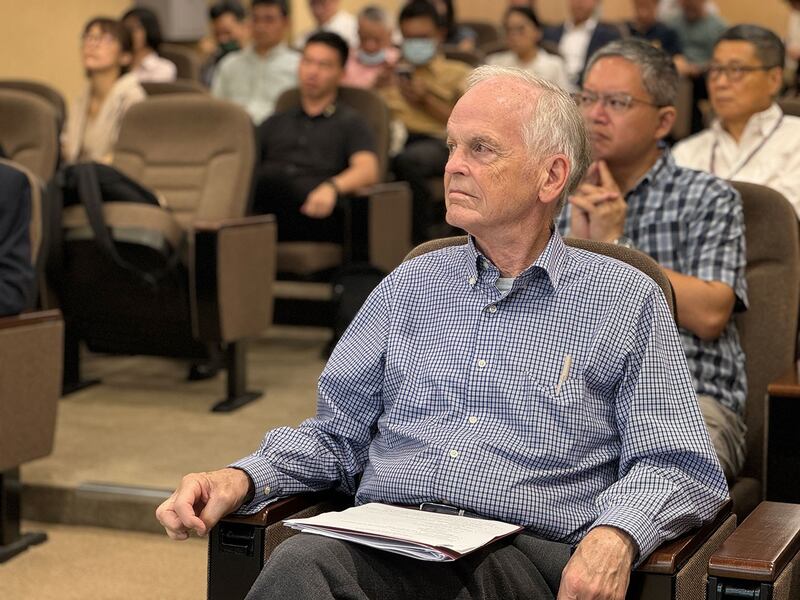 林培瑞表示,中国想透过孔子学院等方法渗透美国,只会出现反作用力。(唐正摄)
