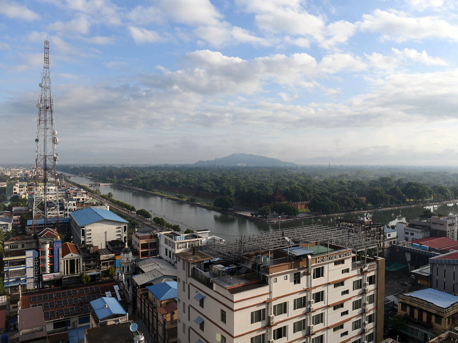 Myanmar's second largest city, Mandalay, is seen, Oct. 24, 2024.