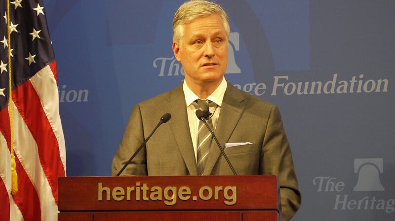 白宫国安顾问奥布赖恩(Robert O'Brien)周三明确指出,新冠病毒是源自中国湖北省武汉市,不是美国。自由亚洲电台记者郑崇生摄