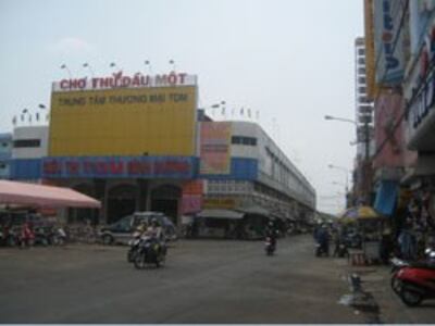 Chợ Thủ Dầu Một ở Bình Dương, ảnh chụp trước đây. RFA PHOTO.