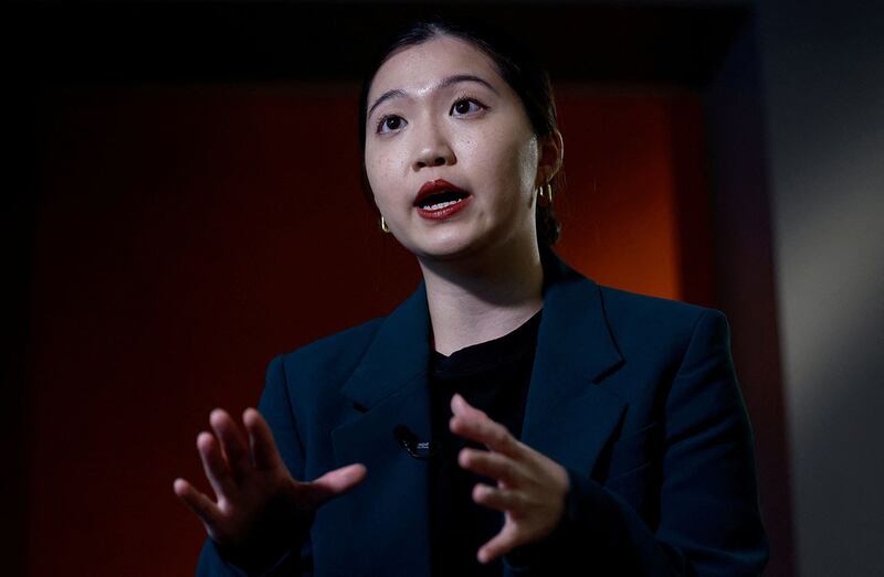 美国港人团体"香港民主委员会"执行总监郭凤仪（路透社）