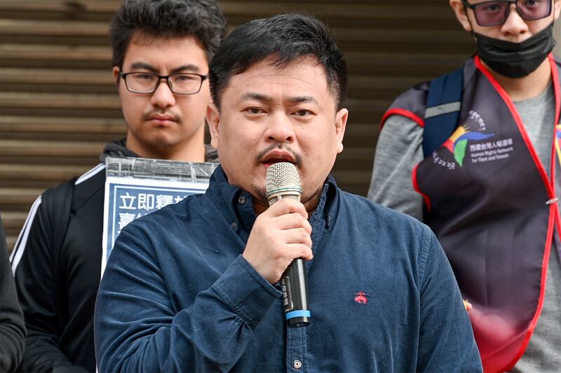 立委洪申翰:中共以強硬的同化政策消滅西藏的宗教、語言和文化。(鍾廣政 攝)