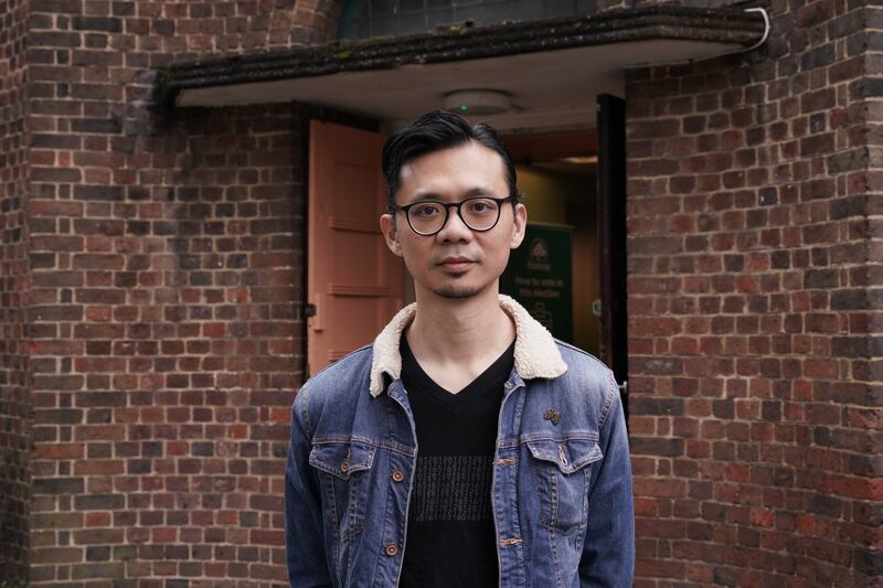 移居英国超过十五年的Richard表示,近年移英港人的投票意欲甚至比当地人更高。(本台粤语组记者石头摄)