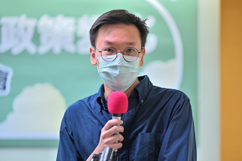 民進黨副秘書長林飛帆：習近平20談話當中並沒有放棄武力統一台灣。（鍾廣政攝）